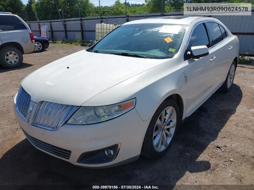 2009 Lincoln Mks VIN: 1LNHM93R09G624578 Lot: 39979186