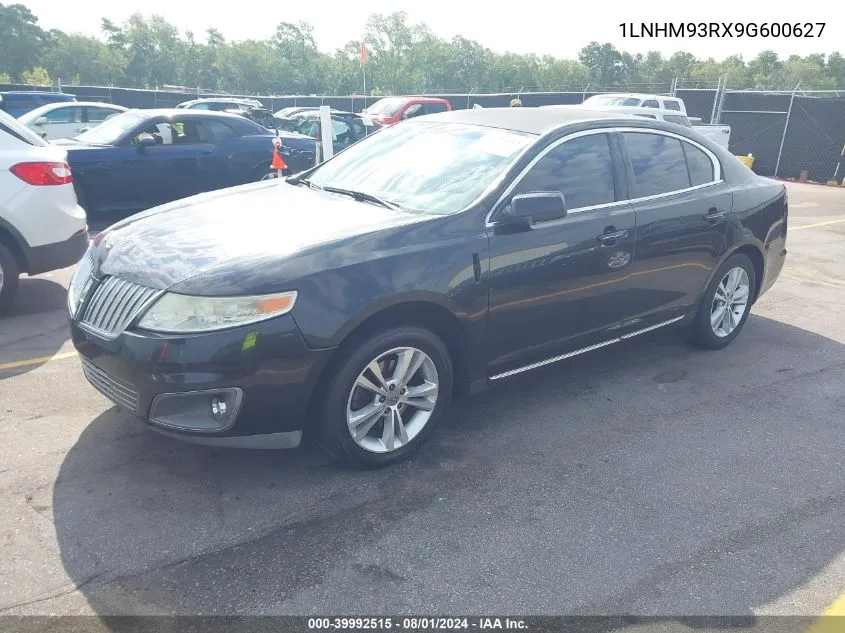 1LNHM93RX9G600627 2009 Lincoln Mks