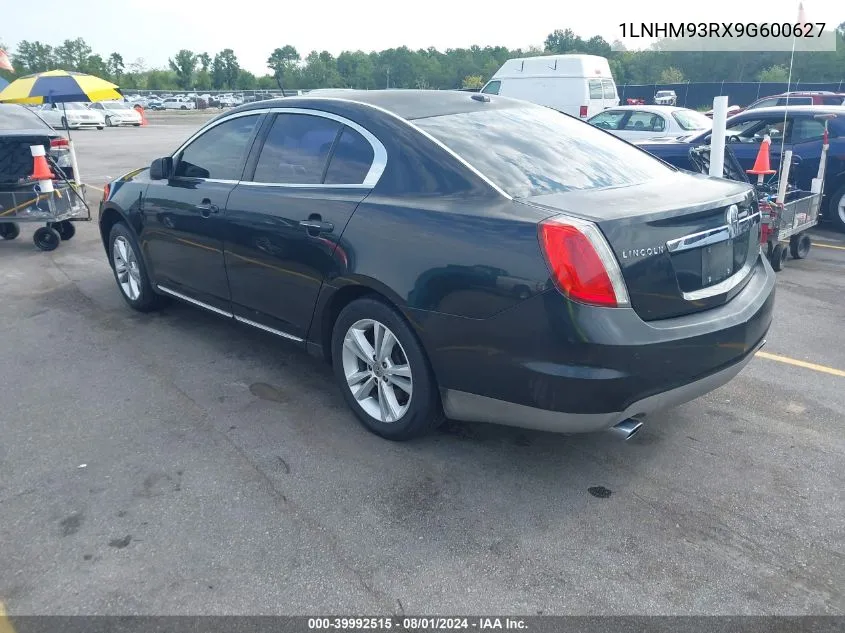 1LNHM93RX9G600627 2009 Lincoln Mks