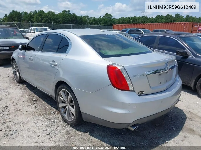 2009 Lincoln Mks VIN: 1LNHM93R59G612409 Lot: 39994641