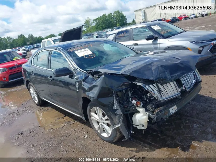 2009 Lincoln Mks VIN: 1LNHM93R49G625698 Lot: 40046754