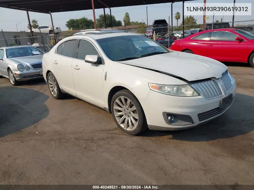 2009 Lincoln Mks VIN: 1LNHM93R39G619312 Lot: 40249521