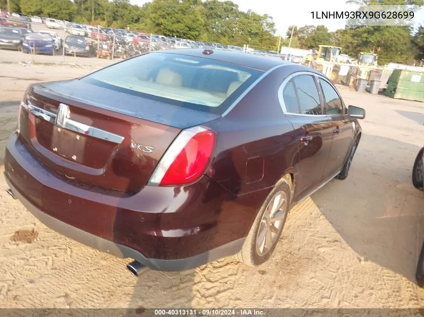 2009 Lincoln Mks VIN: 1LNHM93RX9G628699 Lot: 40313131