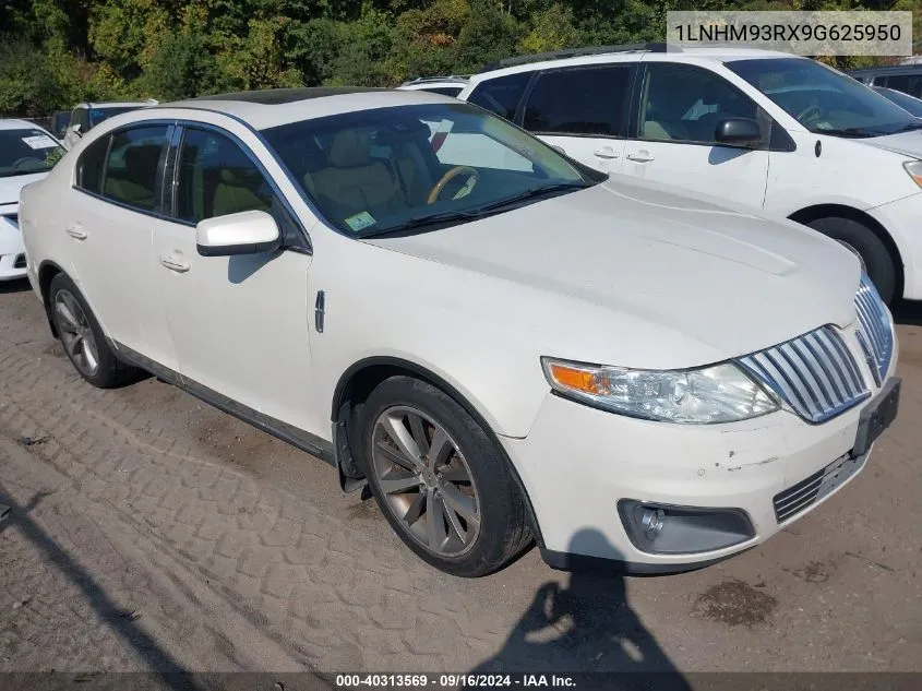 2009 Lincoln Mks VIN: 1LNHM93RX9G625950 Lot: 40313569