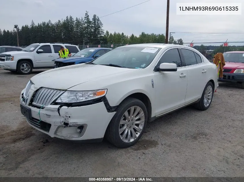 2009 Lincoln Mks VIN: 1LNHM93R69G615335 Lot: 40358957