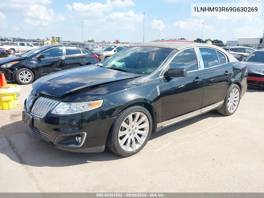 2009 Lincoln Mks VIN: 1LNHM93R69G630269 Lot: 40361582