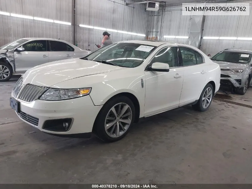 2009 Lincoln Mks VIN: 1LNHM94R59G626762 Lot: 40378210