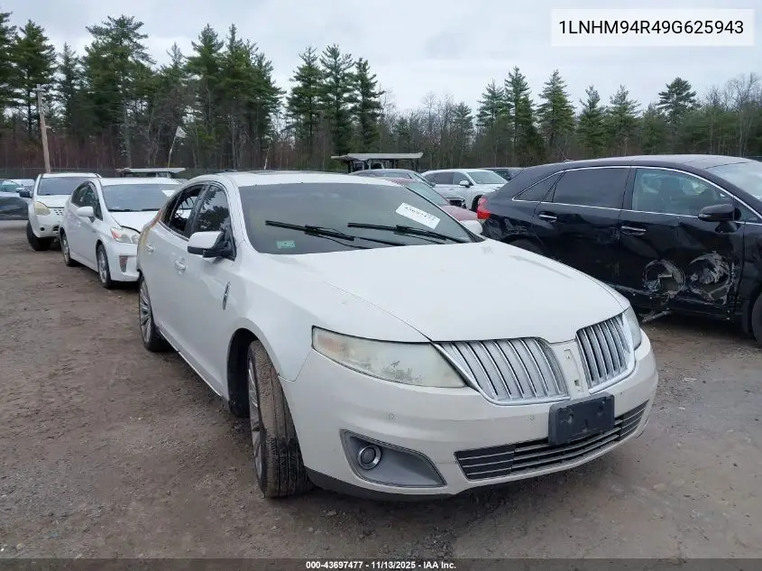 1LNHM94R49G625943 2009 Lincoln Mks