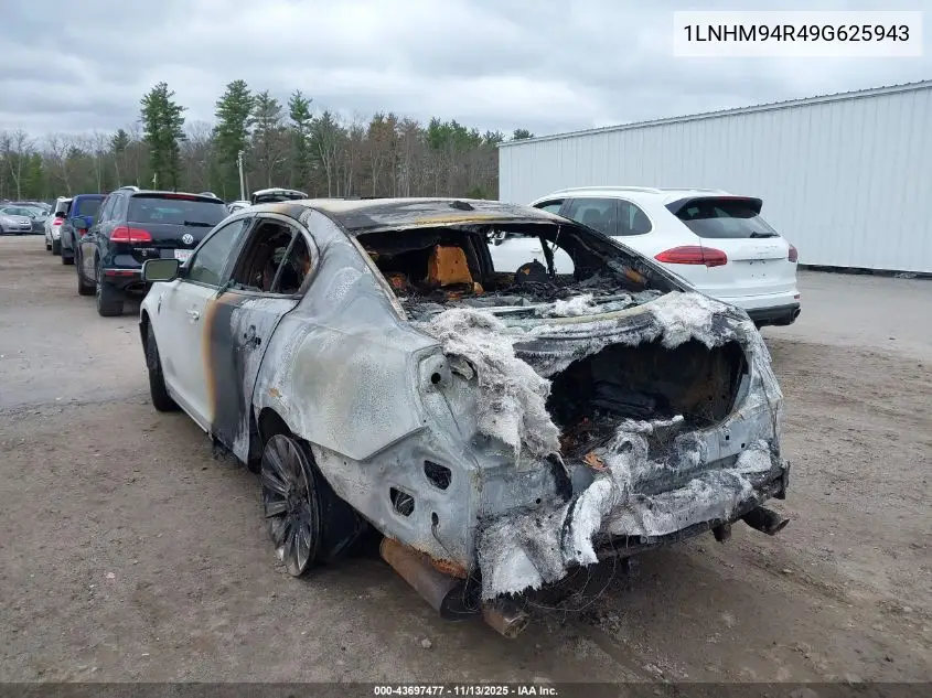 1LNHM94R49G625943 2009 Lincoln Mks
