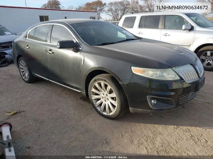 1LNHM94R09G634672 2009 Lincoln Mks