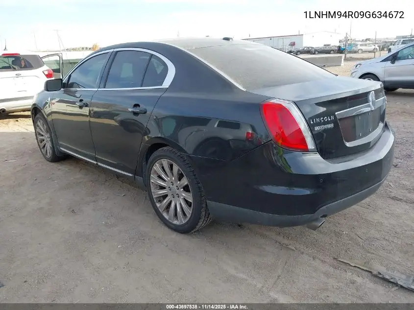 1LNHM94R09G634672 2009 Lincoln Mks