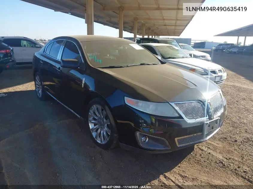 1LNHM94R49G635419 2009 Lincoln Mks