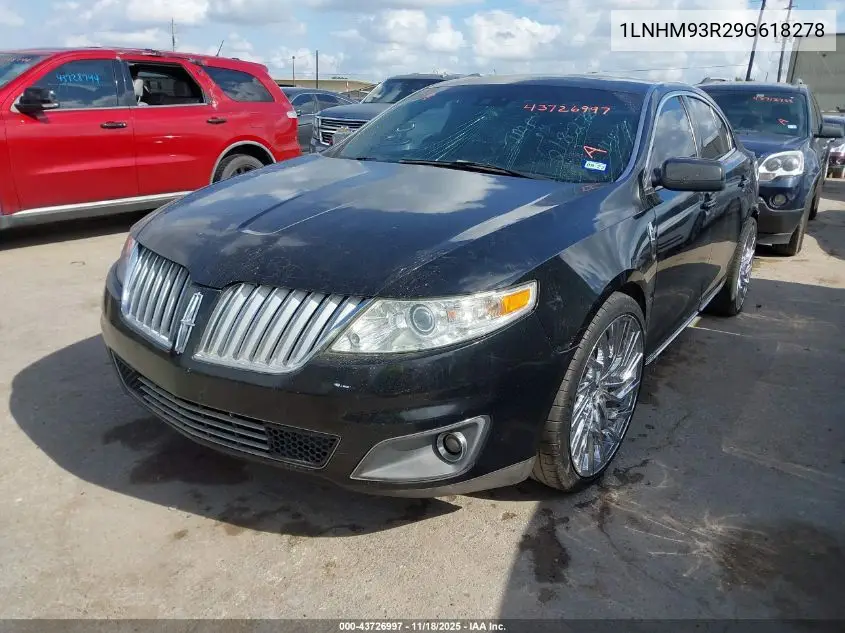 1LNHM93R29G618278 2009 Lincoln Mks
