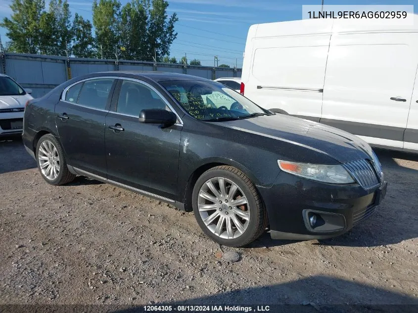 1LNHL9ER6AG602959 2010 Lincoln Mks