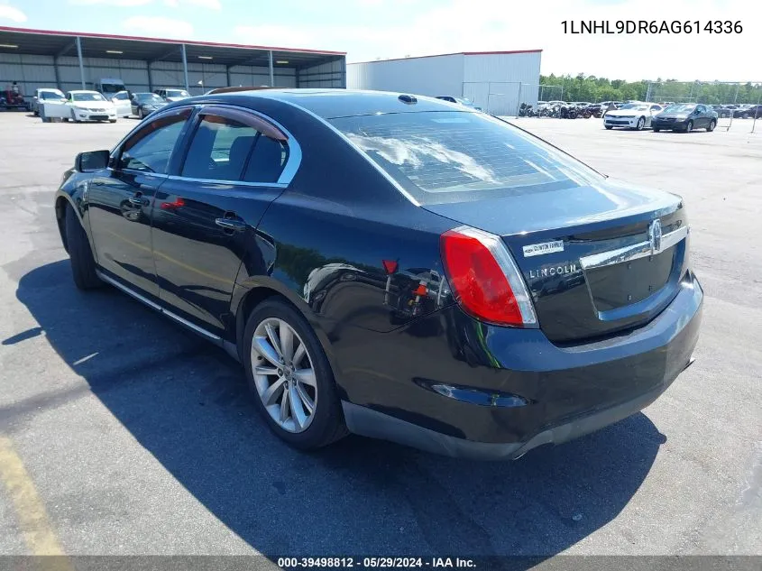 1LNHL9DR6AG614336 2010 Lincoln Mks