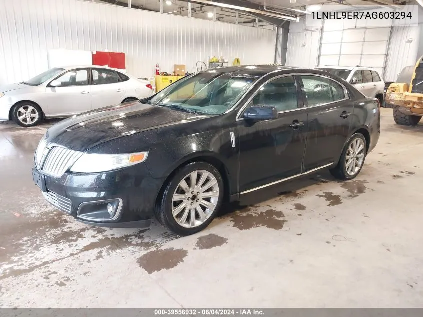 2010 Lincoln Mks VIN: 1LNHL9ER7AG603294 Lot: 39556932