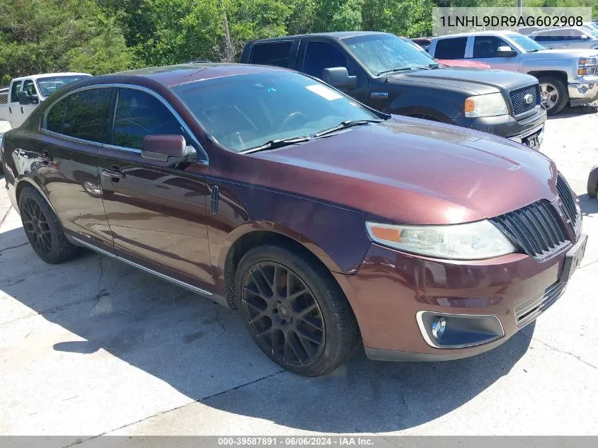 2010 Lincoln Mks VIN: 1LNHL9DR9AG602908 Lot: 39587891