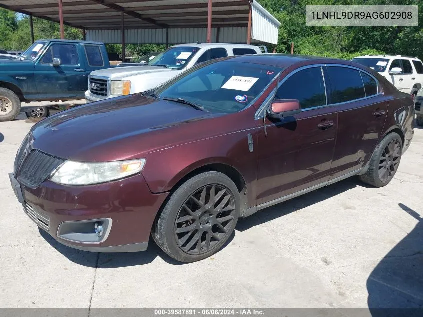 1LNHL9DR9AG602908 2010 Lincoln Mks