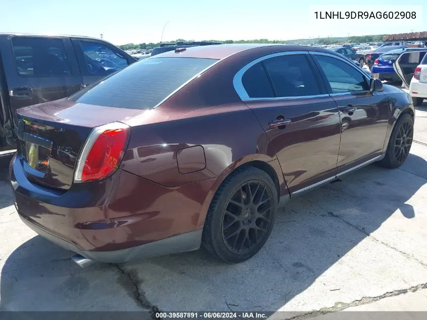 1LNHL9DR9AG602908 2010 Lincoln Mks