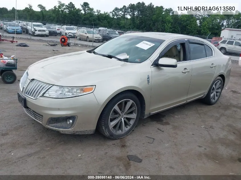 1LNHL9DR1AG613580 2010 Lincoln Mks