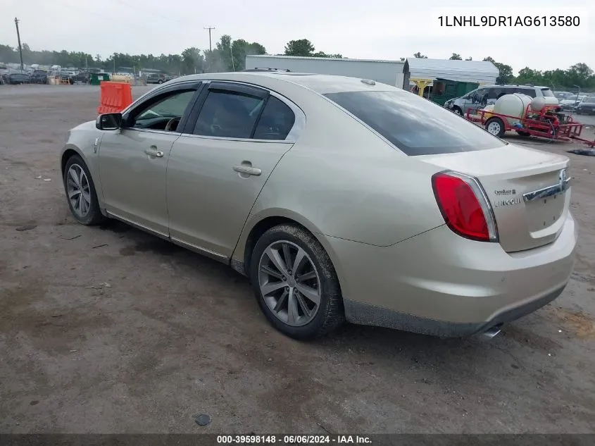 1LNHL9DR1AG613580 2010 Lincoln Mks