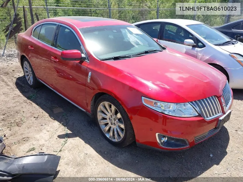 2010 Lincoln Mks Ecoboost VIN: 1LNHL9FT8AG610023 Lot: 39606814