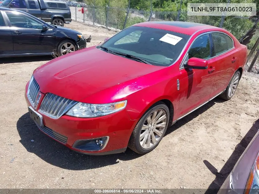 1LNHL9FT8AG610023 2010 Lincoln Mks Ecoboost