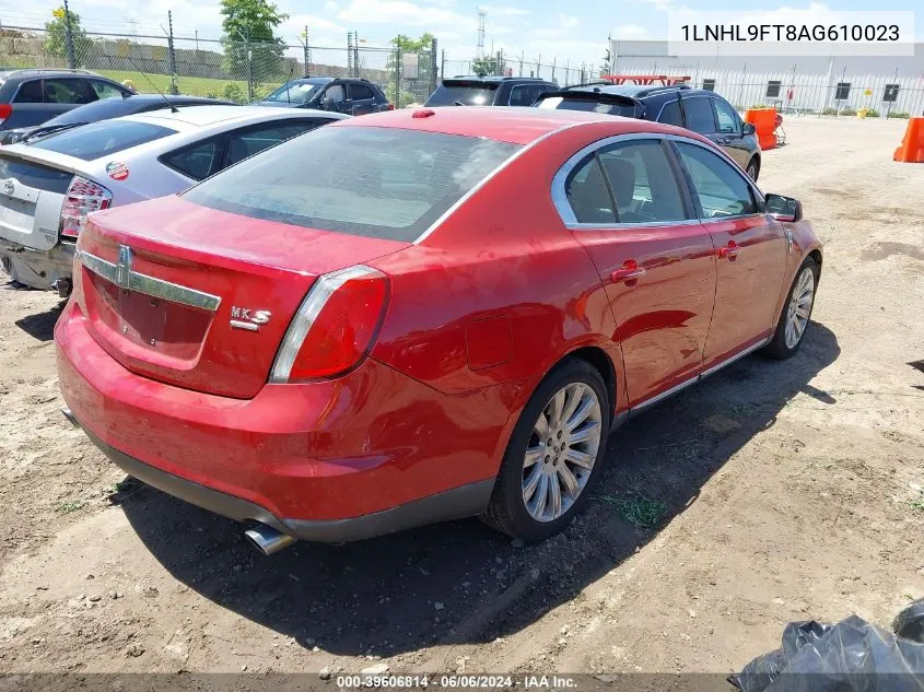 1LNHL9FT8AG610023 2010 Lincoln Mks Ecoboost