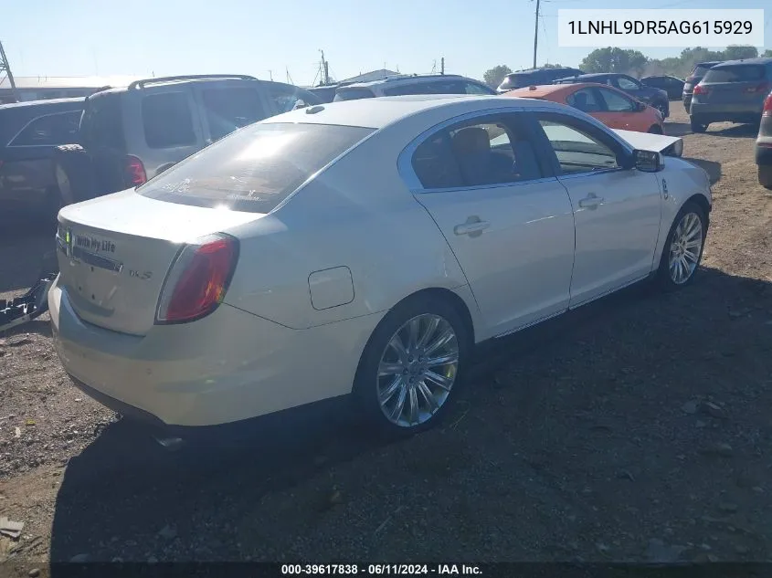 1LNHL9DR5AG615929 2010 Lincoln Mks