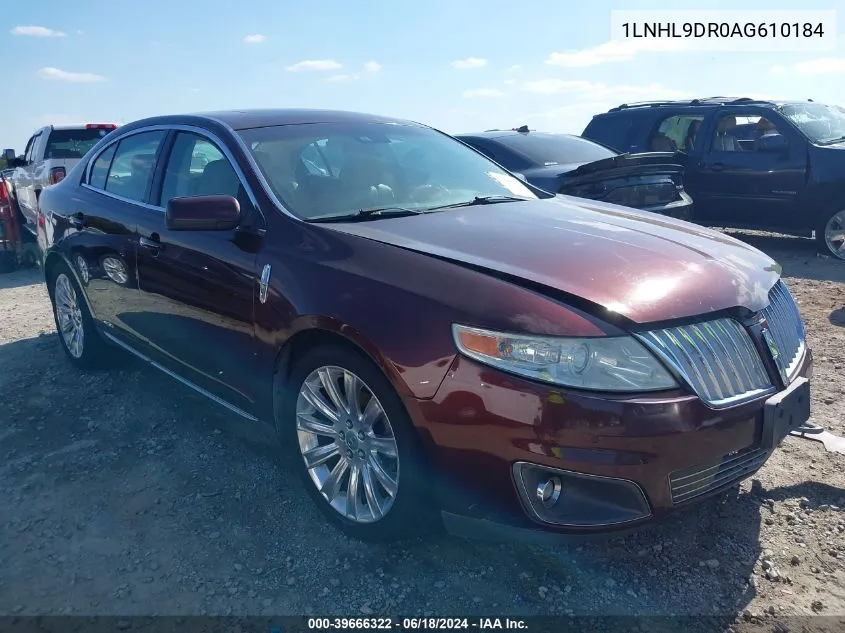 1LNHL9DR0AG610184 2010 Lincoln Mks