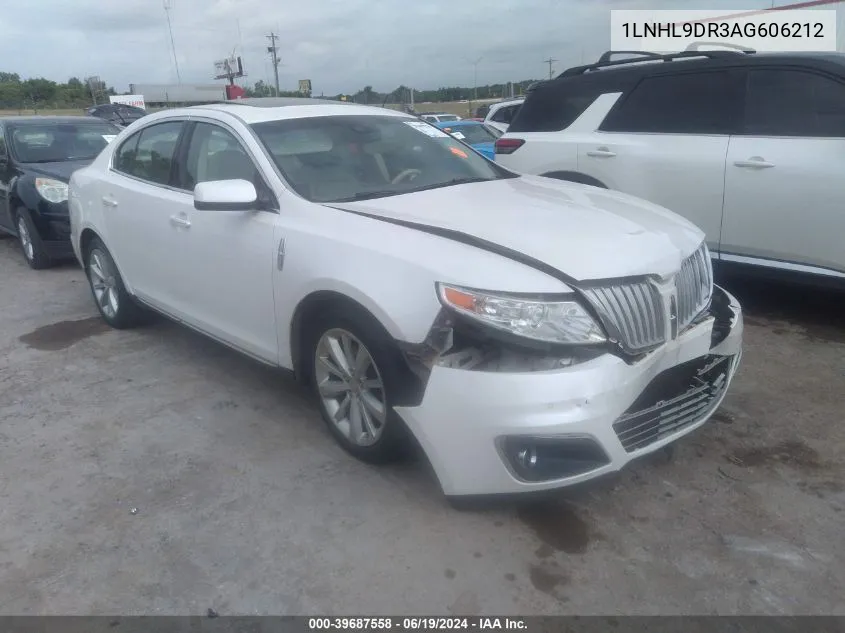 1LNHL9DR3AG606212 2010 Lincoln Mks