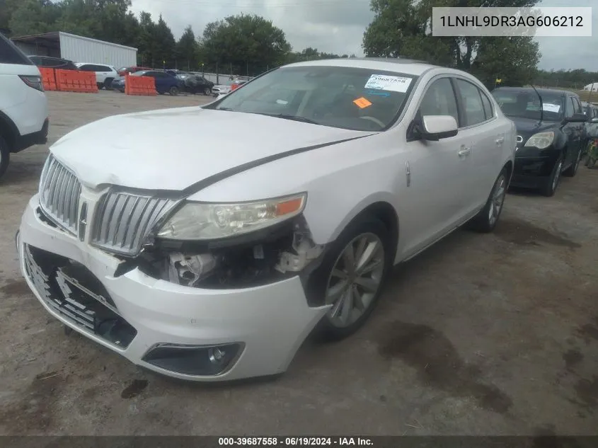 1LNHL9DR3AG606212 2010 Lincoln Mks