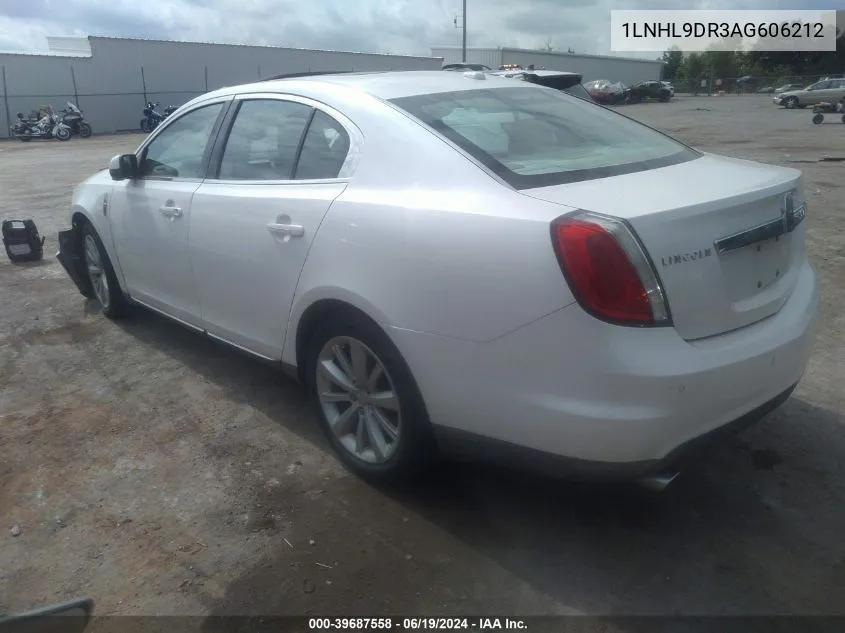 1LNHL9DR3AG606212 2010 Lincoln Mks