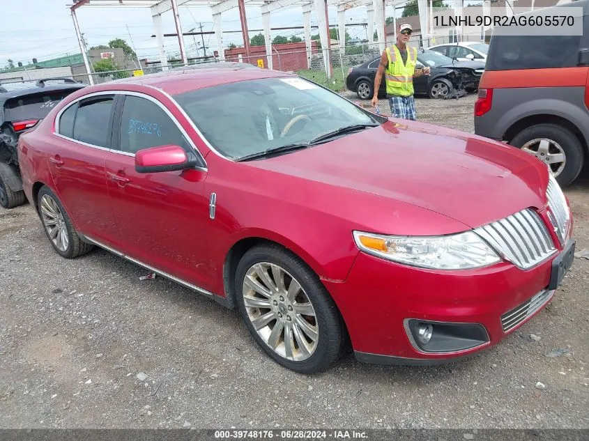 1LNHL9DR2AG605570 2010 Lincoln Mks