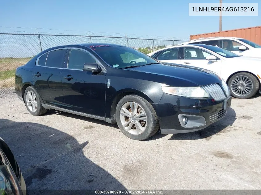 2010 Lincoln Mks VIN: 1LNHL9ER4AG613216 Lot: 39788970