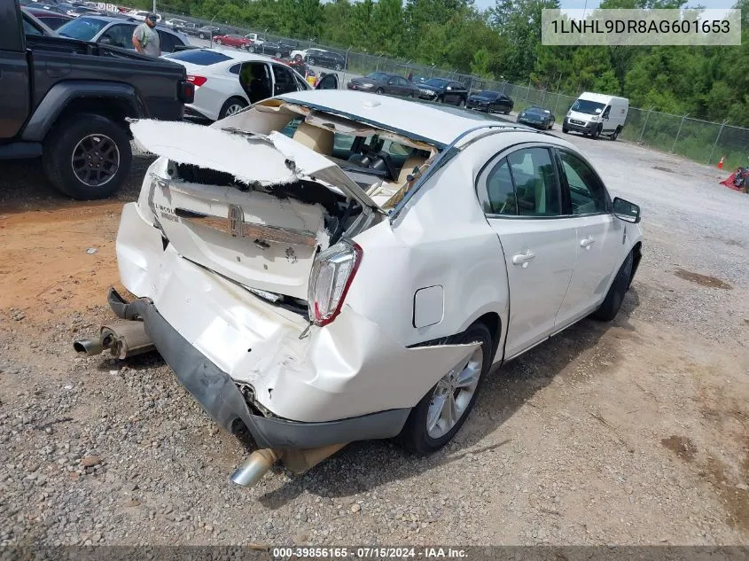 2010 Lincoln Mks VIN: 1LNHL9DR8AG601653 Lot: 39856165