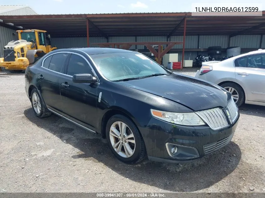 2010 Lincoln Mks VIN: 1LNHL9DR6AG612599 Lot: 39941307