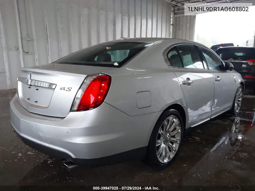 1LNHL9DR1AG608802 2010 Lincoln Mks