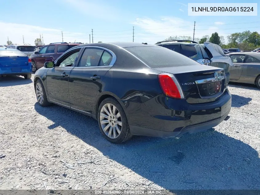 2010 Lincoln Mks VIN: 1LNHL9DR0AG615224 Lot: 40264980