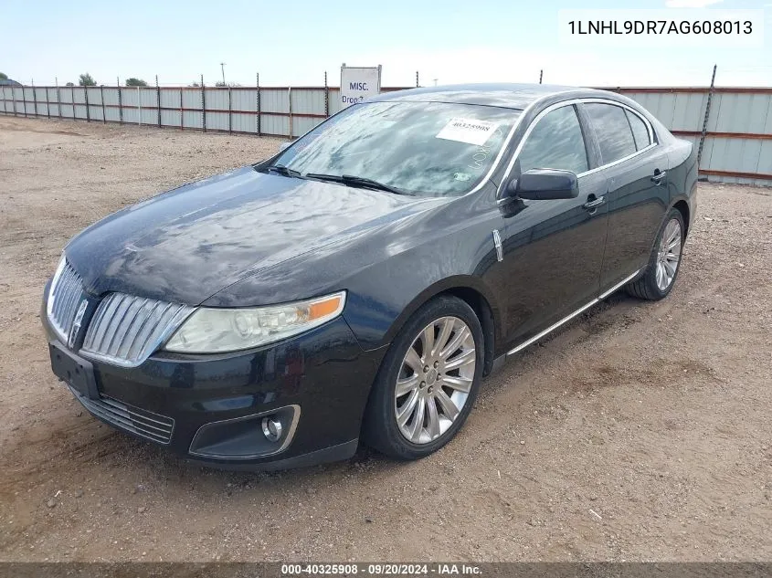 2010 Lincoln Mks VIN: 1LNHL9DR7AG608013 Lot: 40325908