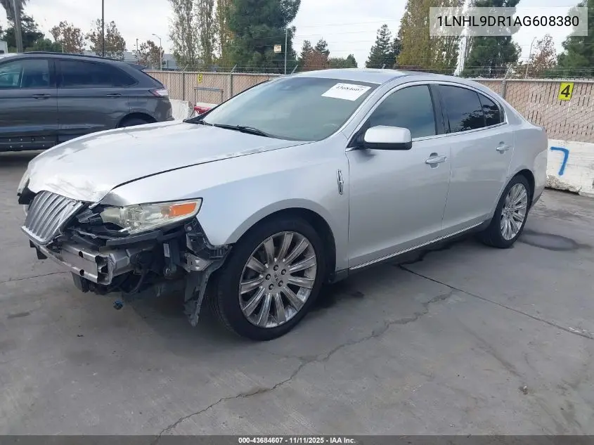 1LNHL9DR1AG608380 2010 Lincoln Mks