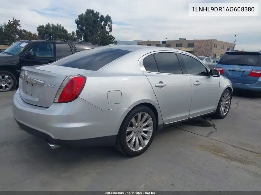 1LNHL9DR1AG608380 2010 Lincoln Mks