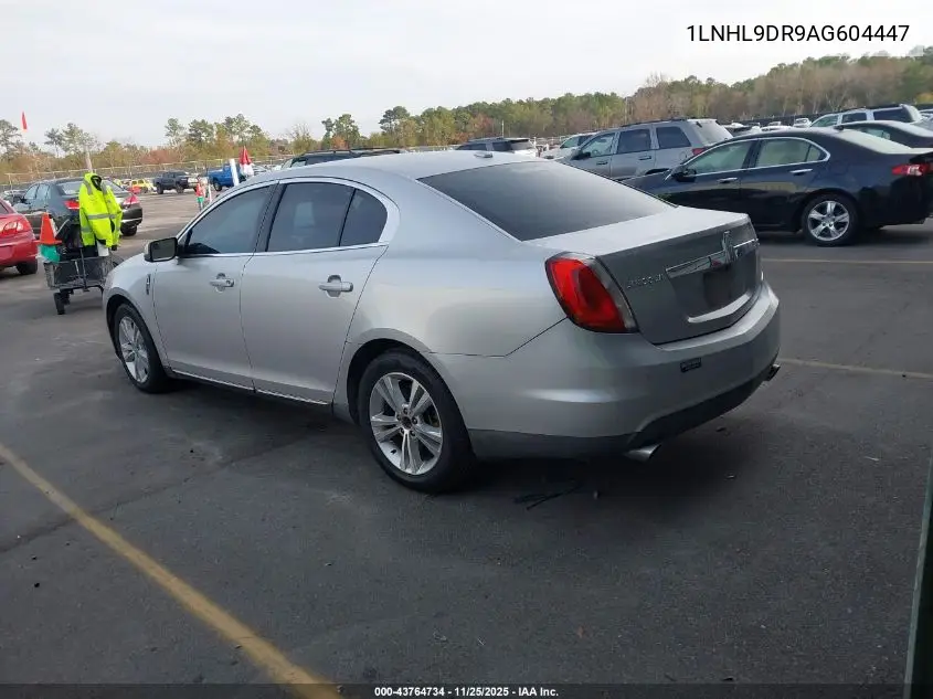 1LNHL9DR9AG604447 2010 Lincoln Mks