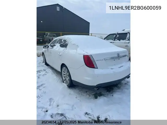 1LNHL9ER2BG600059 2011 Lincoln Mks