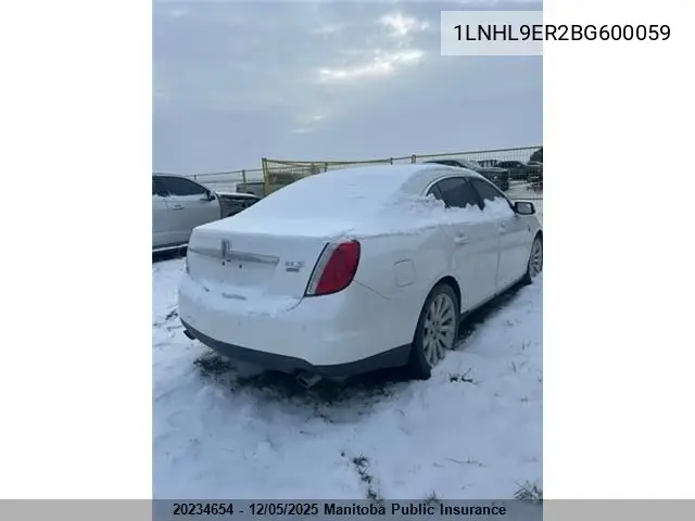 1LNHL9ER2BG600059 2011 Lincoln Mks