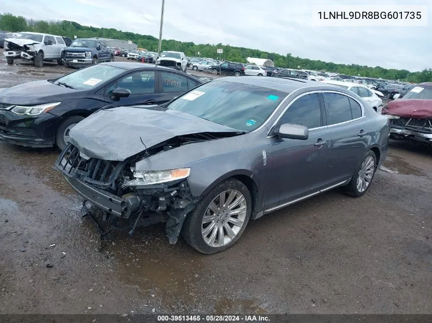 1LNHL9DR8BG601735 2011 Lincoln Mks