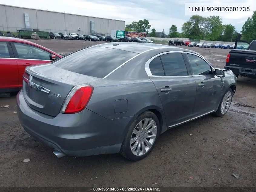 1LNHL9DR8BG601735 2011 Lincoln Mks