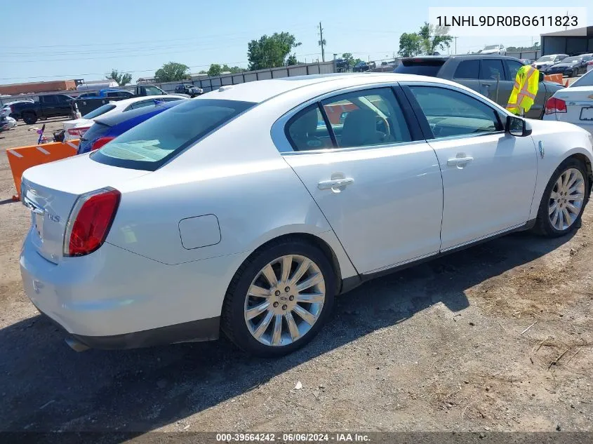 1LNHL9DR0BG611823 2011 Lincoln Mks