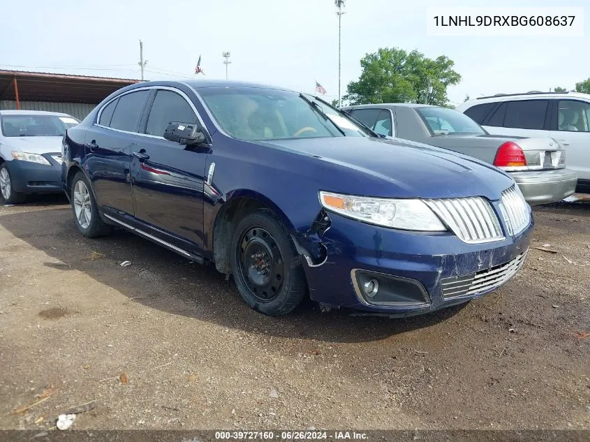 1LNHL9DRXBG608637 2011 Lincoln Mks