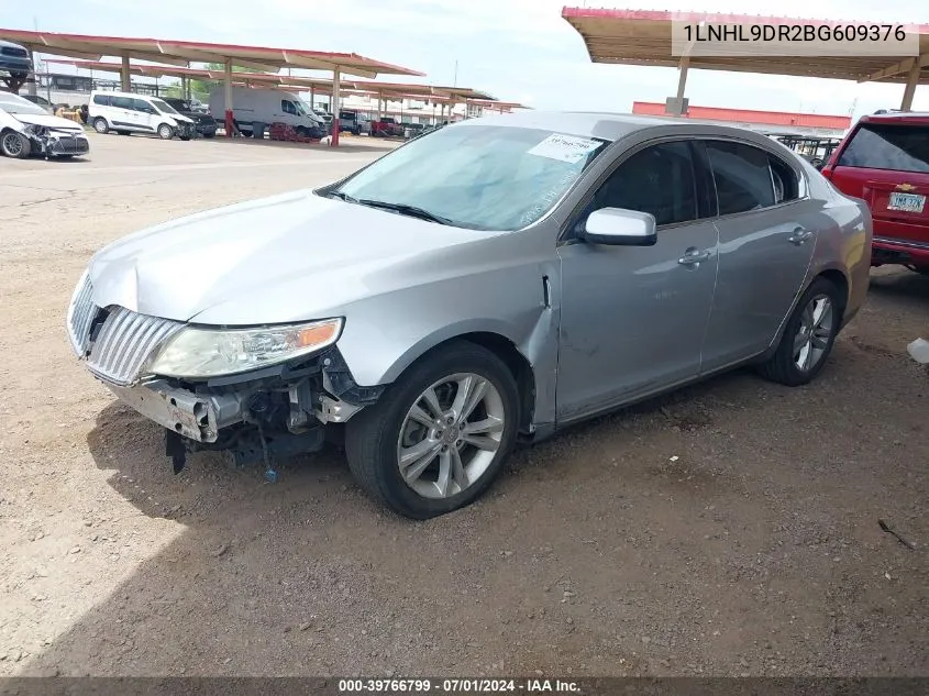 2011 Lincoln Mks VIN: 1LNHL9DR2BG609376 Lot: 39766799